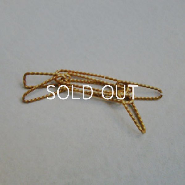 画像2: 2pcs brass 18x7 twisted wire finding (2)
