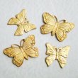 画像2: brass 20.5x20 butterfly stamping (2)