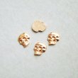 画像1: copper 7.5mm Skull stamping (1)