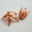 画像2: red brass 5-leaf petal finding (2)