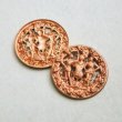 画像1: 28mm brass Rococo medallion (1)