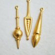 画像2: brass Deco design drop charm (2)