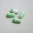 画像1: 2pcs 10x5 octagon "Lt.Green Matrix" (1)