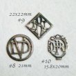 画像4: AS metal Monogram finding (4)