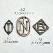 画像2: AS metal Monogram finding (2)