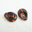 画像2: 16x12 "Tortoise" teardrop beads (2)