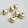 画像1: 2pcs 14x11 "Gold" wood beads (1)