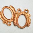 画像1: copper 48x43 wreath frame stamping (1)