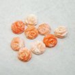 画像2: coral carved rose cabochon (2)