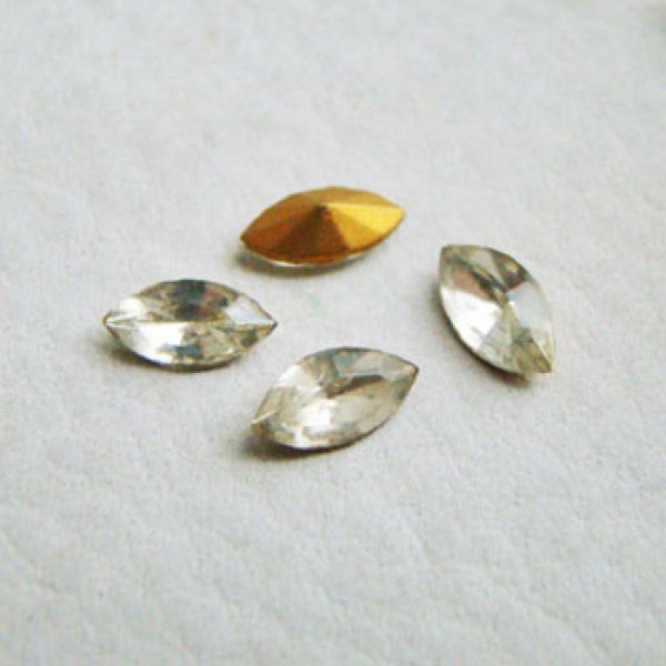 画像2: 4pcs 10x5 navette rhinestone (2)