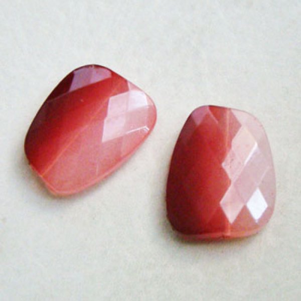 画像1: 24x30 "Opal Pink~Berry" 2-tone plastic beads (1)