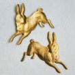 画像1: 48x44 brass Rabbit stamping (1)