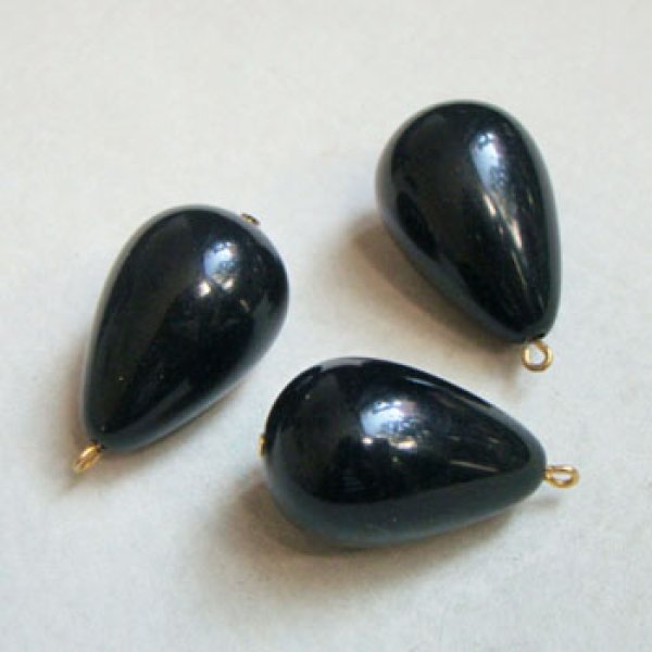 画像1: 27x18 Jet Black drop beads (1)