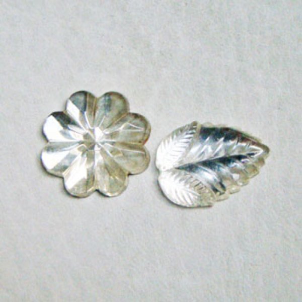画像1: Crystal flower & Leaf set "A" (1)
