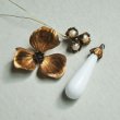 画像3: 2pcs aged brass tiny flower (3)