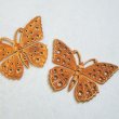 画像1: aged brass 40x28 Butterfly stamping (1)