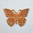 画像2: aged brass 40x28 Butterfly stamping (2)