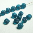 画像1: 10mm "Frost Green" melon beads (1)