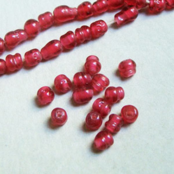 画像1: 5pcs 6x5 "Ruby" baroque beads (1)