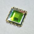 画像4: 18mm SQ MC cabochon "Clear/Green" (4)