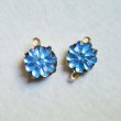 画像2: 11mm Blue Daisy flower cabochon (2)