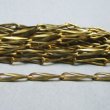 画像1: brass 23x5 twisted oval link chain (1)