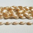 画像1: Champagne 10x5 baroque pearl link chain (1)