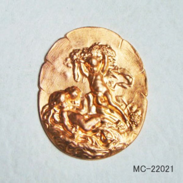 画像5: 50x41 Cherub medallion (5)