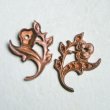 画像1: copper Pansy setting stamping (1)