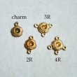 画像2: tiny flower setting charm / connector (2)