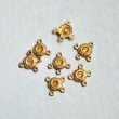 画像6: tiny flower setting charm / connector (6)