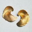 画像1: 34x26 brass curled leaf L&R set (1)