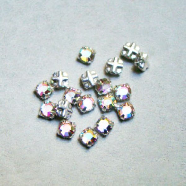 画像1: 10pcs VSW 12SS "Crystal AB" rose montee (1)