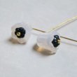画像4: 2pcs 10mm "White Opal" bell flower beads (4)