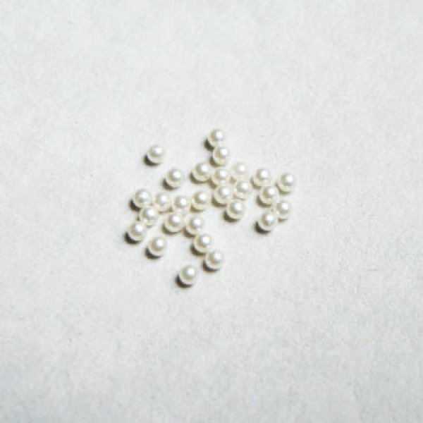 画像1: 20pcs 1.5mm "off-white" No-hole pearl (1)