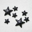 画像1: 9mm/ 17mm Black Onyx "Star" cabochon (1)