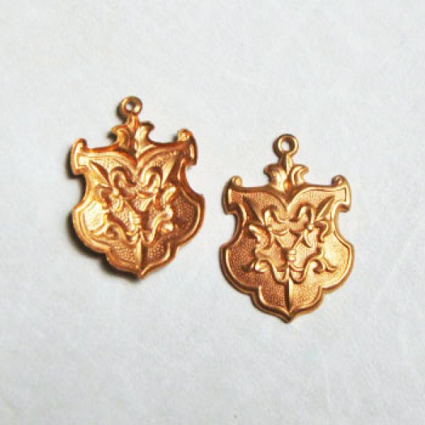 画像1: 17x24 shield crest charm (1)