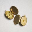 画像2: 21x16 oval faceted setting locket (2)