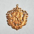 画像2: 36x43 Lion & Crown crest pendant (2)