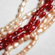 画像2: 5pcs 7x6 baroque  pearl "Red"  (2)