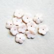 画像3: 2pcs flat flower beads "Pale Pink" (3)