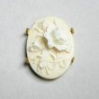 画像3: 29x21 OV "Rose" plastic cameo (3)