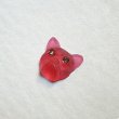 画像2: 12x11.5 "Rose Pink" bulldog cabochon (2)