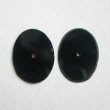 画像1: 28x21 OV Black glass cabochon (1)