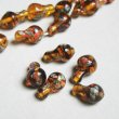 画像1: 17x10 Tortoise millefiori drop beads (1)