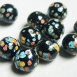 画像2: 10mm Black millefiori beads (2)