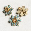 画像1: 28mm "Lt.Blue" enameled brooch finding (1)