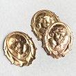 画像1: 35x29 Child brass cameo (1)