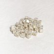 画像1: 20pcs 3.4mm Silver tiny cube beads (1)