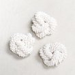 画像1: 24x23.5 White beads knot finding (1)